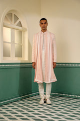 Indowestern bandh gala with an open front, crafted in luxurious silk SW1425